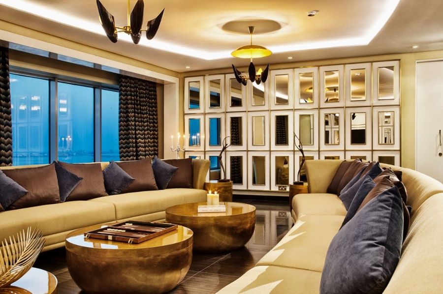 The Domain Bahrain Hotel And Spa - Adults Friendly 16 Years Plus Μανάμα Εξωτερικό φωτογραφία The living room of a 3-bedroom apartment
